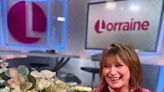 Lorraine Kelly places adorable pic of her newborn grandchild in her TV studio