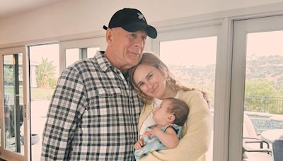 Rumer Willis' baby daughter Lou draws comparisons to Bruce Willis with touching new snaps