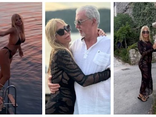 Graciela Alfano sigue disfrutando de sus vacaciones: a los besos con su novio en Croacia y encuentro con su hijo en Mallorca