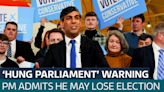 Rishi Sunak claims UK heading for hung parliament in wake of local election losses - Latest From ITV News