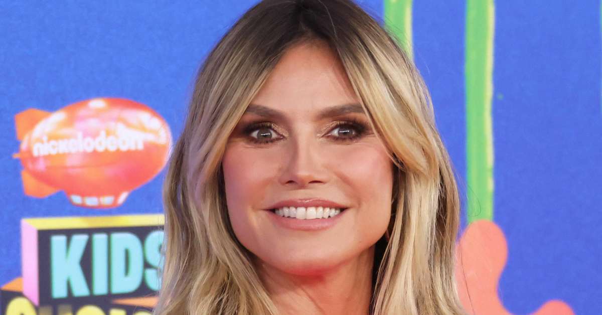 Heidi Klum Is ‘Such a Queen’ in Colorful Tasseled Dress at the Kids’ Choice Awards