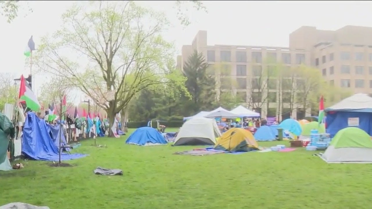 Northwestern University protests: Israel, Palestine supporters take to campus