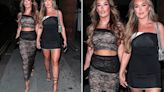 Love Islander's Harriett and Samantha look sensational for night out in London