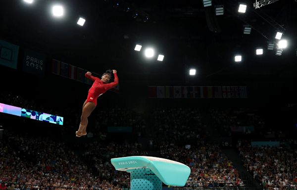 Simone Biles bids farewell to her signature vault routine