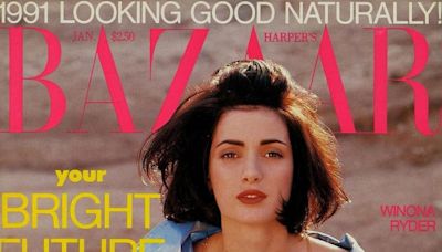 Winona Ryder reapareció como chica de tapa: lujo, escotes y minifaldas