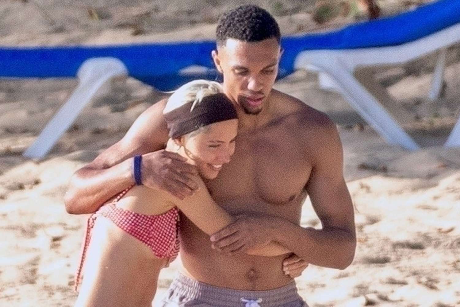 Jude Law's Daughter Iris Law Seen Getting Close with English Soccer Player Trent Alexander-Arnold in Barbados