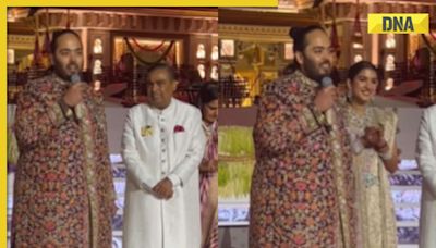 WATCH: After Mukesh Ambani, Nita Ambani, Anant Ambani thanks guests for attending his wedding, asks for....