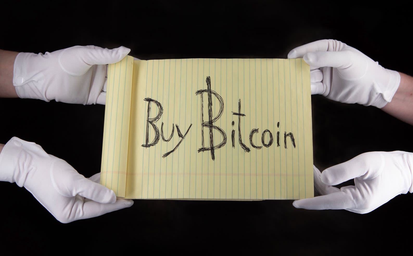 A Legal Pad with the Words 'Buy Bitcoin' Just Sold for $1 Million