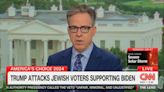 ‘Pretty Offensive’: Jake Tapper Slams Trump For Saying Jewish Americans Voting For Biden Needed To Have Their...