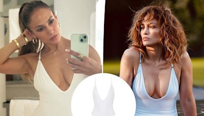 Jennifer Lopez celebrates her 55th birthday in her favorite plunging swimsuit