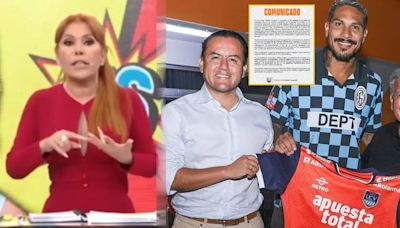Magaly Medina desglosa comunicado de UCV a Paolo Guerrero: “La penalidad contractual se la van a pasar él”