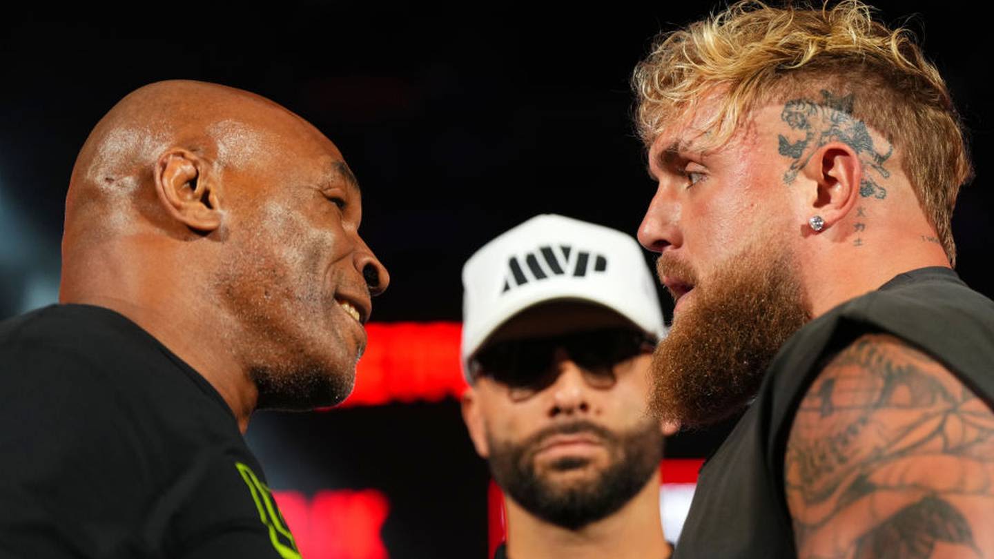 Mike Tyson, Jake Paul’s fight postponed after Tyson fell ill on flight last weekend