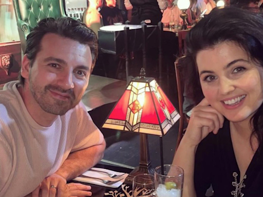 Storm Huntley is 'absolutely gorgeous' at murder mystery bash with sister-in-law