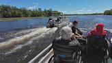 Assisted living residents got enjoy a day on Lake Menomin