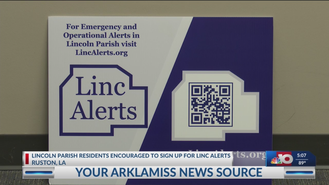 Lincoln Parish Homeland Security encourages residents to sign up for Linc Alerts