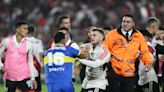 El festejo de Palavecino y el escándalo entre los jugadores de River y Boca en el final del Superclásico