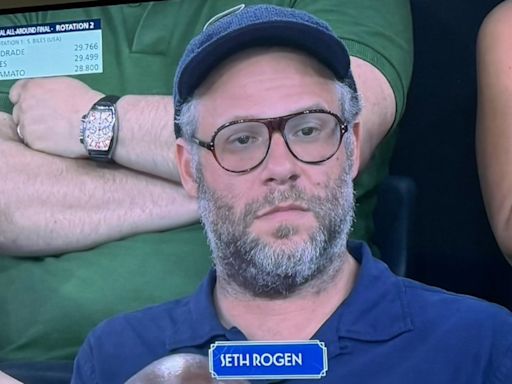 Mood: Seth Rogen at the Olympics, the antidote to your summer malaise