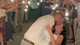 Bride leaving wedding reception is killed when suspected drunken driver crashes into golf cart