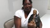 Sculpure gifted to Vital Aging in honor of homecare worker
