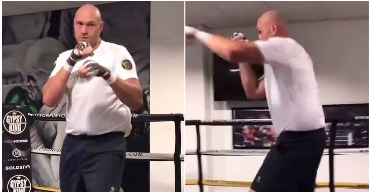 New Tyson Fury training footage may reveal his tactics for Oleksandr Usyk clash