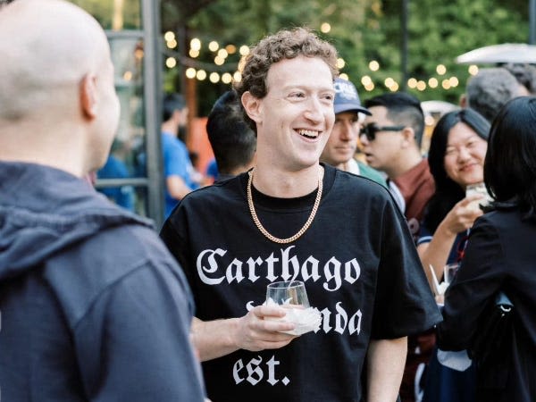 I have spent entirely too much time thinking about Mark Zuckerberg's outfit at his birthday party