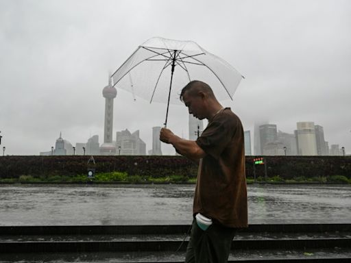 Shanghai frappée par son plus fort typhon en 75 ans