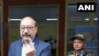 LS Polls 2024: Ex-Foreign Secy Harsh Vardhan Shringla votes in Darjeeling