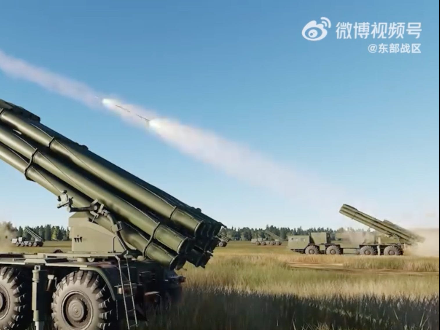 China is flexing its missile arsenal in a new simulation for a mass Taiwan attack as the US watches Beijing's Rocket Force closely