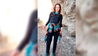 Búsqueda desesperada de una joven alemana que desapareció mientras hacía trekking en el cerro Tres Marías de San Juan