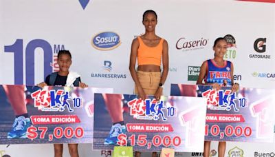 Soranyi Rodríguez y Jilberto Santana ganan décima Carrera 10K Carrefour