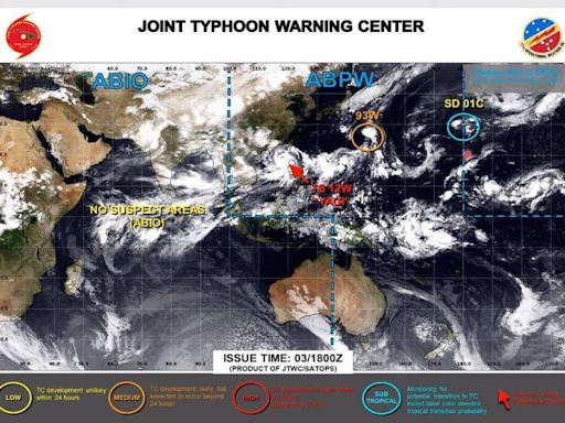 「摩羯」颱風持續西進 氣象專家：後續恐有雙颱接力生成