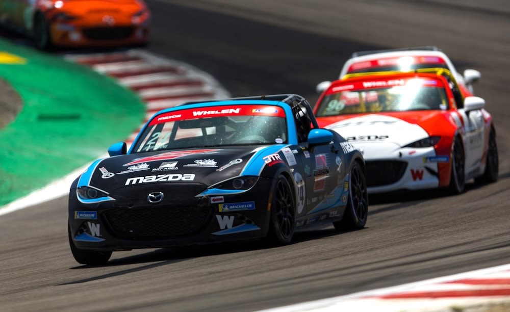 Jeansonne sets new Whelen Mazda MX-5 Cup qualifying lap record at Laguna Seca