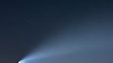 SpaceX rocket launch lights up High Desert sky