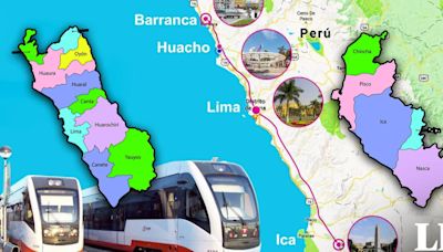 MTC aprobó la creación del tren Lima - Ica que reducirá tiempo de viaje a la mitad: conoce las estaciones que tendrá