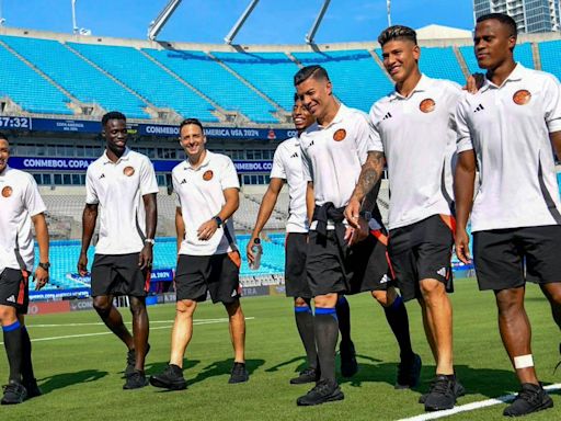 Así fue el último entrenamiento de la Selección Colombia antes del partido contra Uruguay