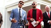 Patrick Mahomes Playfully Steers Travis Kelce Away from Making White House Podium Speech: 'Sorry! Sorry!'