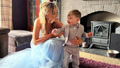 Teen mum takes toddler son to prom after she 'couldn't find babysitter'