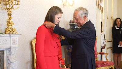 La Princesa Leonor se felicita de la "amistad sincera" con Portugal: "Aquí me siento como en casa"