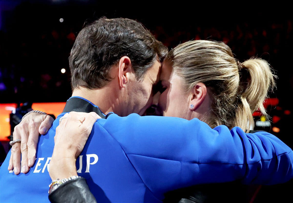Roger Federer Displays Raw Emotions in Stirring Moment With Wife Mirka Followed by His Mother and Dog Willow