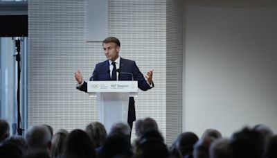 France's Macron says he'll keep the centrist caretaker government on through the Olympics