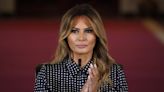 Melania Trump makes rare public appearance after husband leaves New York