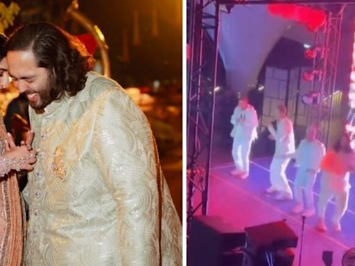 Backstreet Boys perform at the Anant Ambani pre-wedding cruise in first videos from the bash. Watch