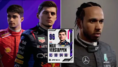 Fans slam 'disgraceful' Lewis Hamilton rating compared to Max Verstappen in the new EA F1 game