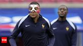 Kylian Mbappe reveals personalised mask in French colours | Football News - Times of India