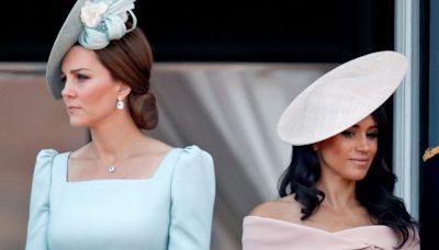 Meghan's joke to Kate at Trooping the Colour was met with 'yawning silence'