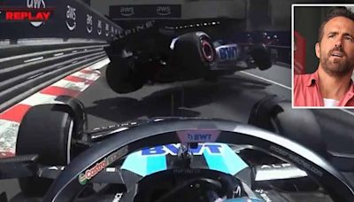 Ryan Reynolds' F1 team 'attack each other' at Monaco GP in devastating setback