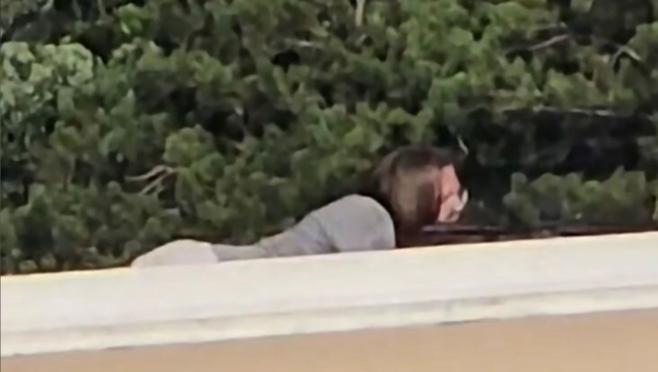 Photo shows gunman on roof before firing shots at Trump rally