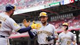 Blake Perkins hits grand slam, Brewers hold off Reds for 10-8 win