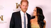 Meghan Markle Goes for Gold in a Jaw-Dropping Metallic Dress With a Keyhole Cutout