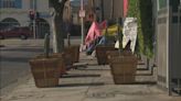 City removes planters outside Hollywood recording studio put up to prevent homeless encampment